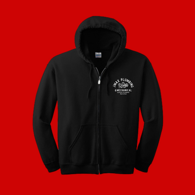 JMax Plumbing & Mechanical Hoodie w/ Zipper