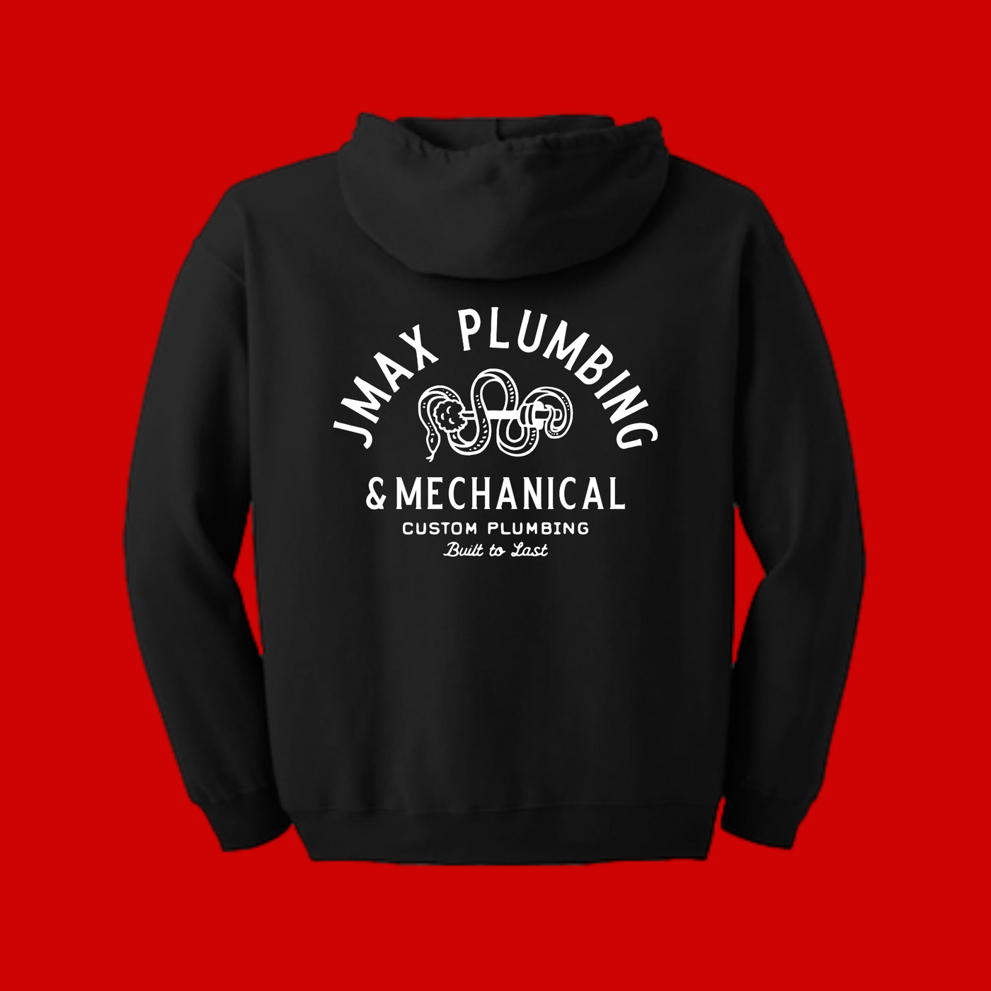 JMax Plumbing & Mechanical Hoodie w/ Zipper