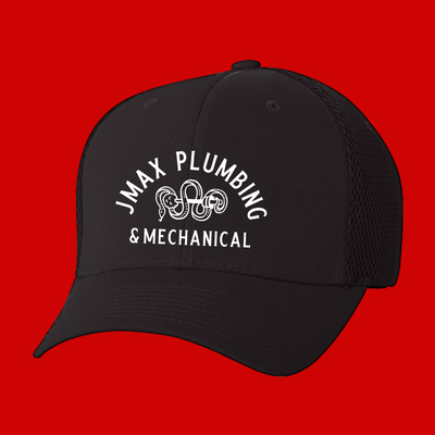 JMax Plumbing & Mechanical Mesh Hat (Black)